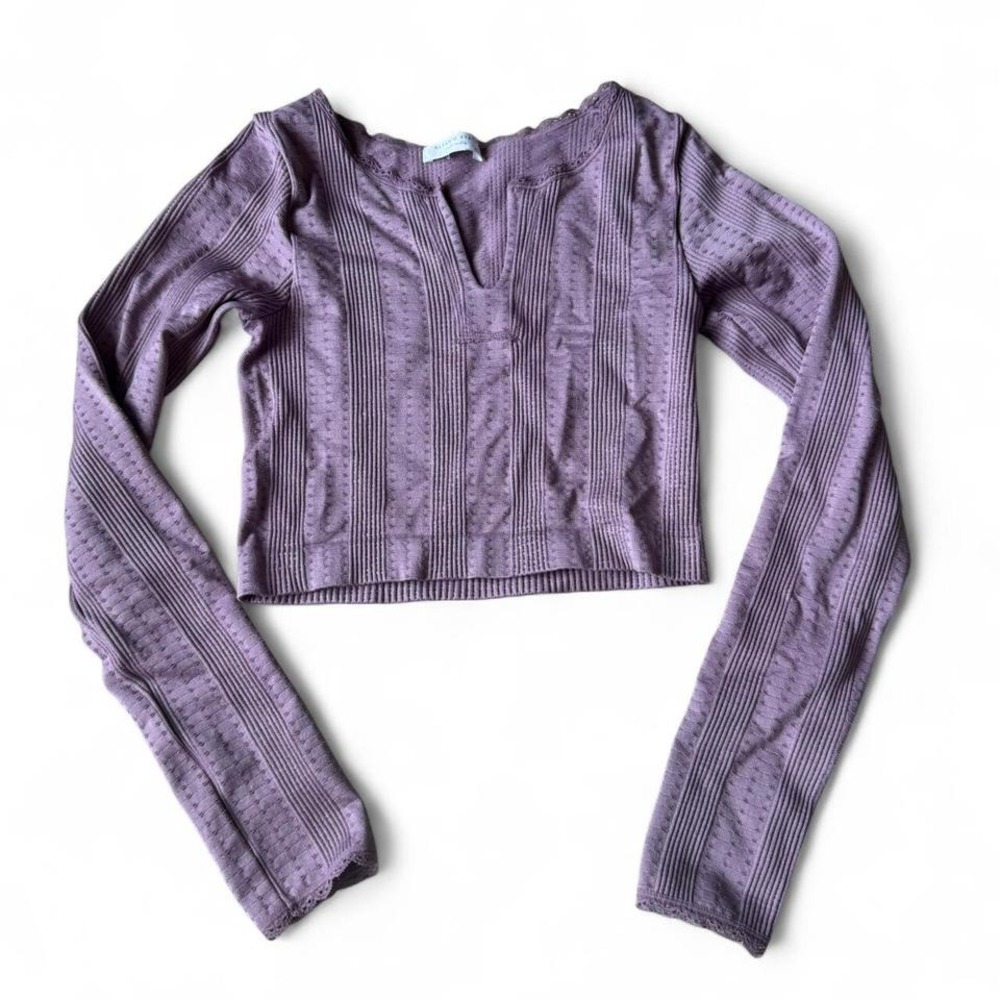 Purple Altar'd State Crop Top
